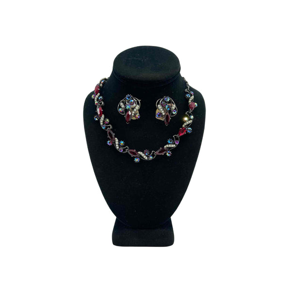 red and blue jewelry set - The Carriage House Interiors