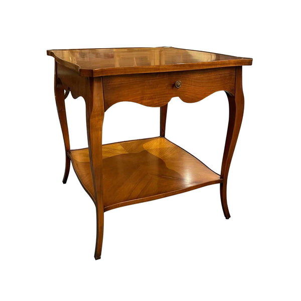 William Switzer Louis XV Transitional Table in Cherrywood - The Carriage House Interiors