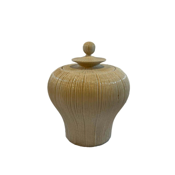 White Ginger Jar - The Carriage House Interiors