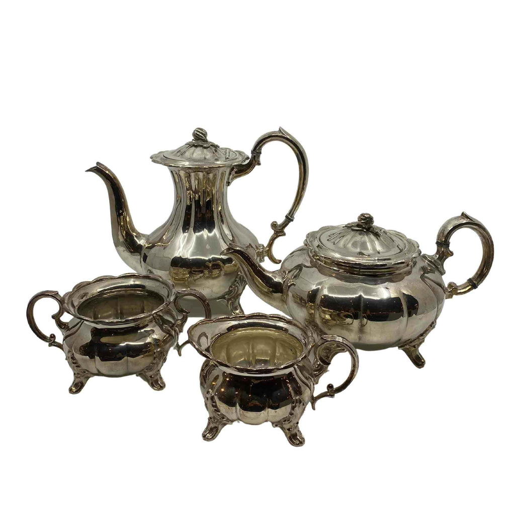 Silver Tea Set - The Carriage House Interiors
