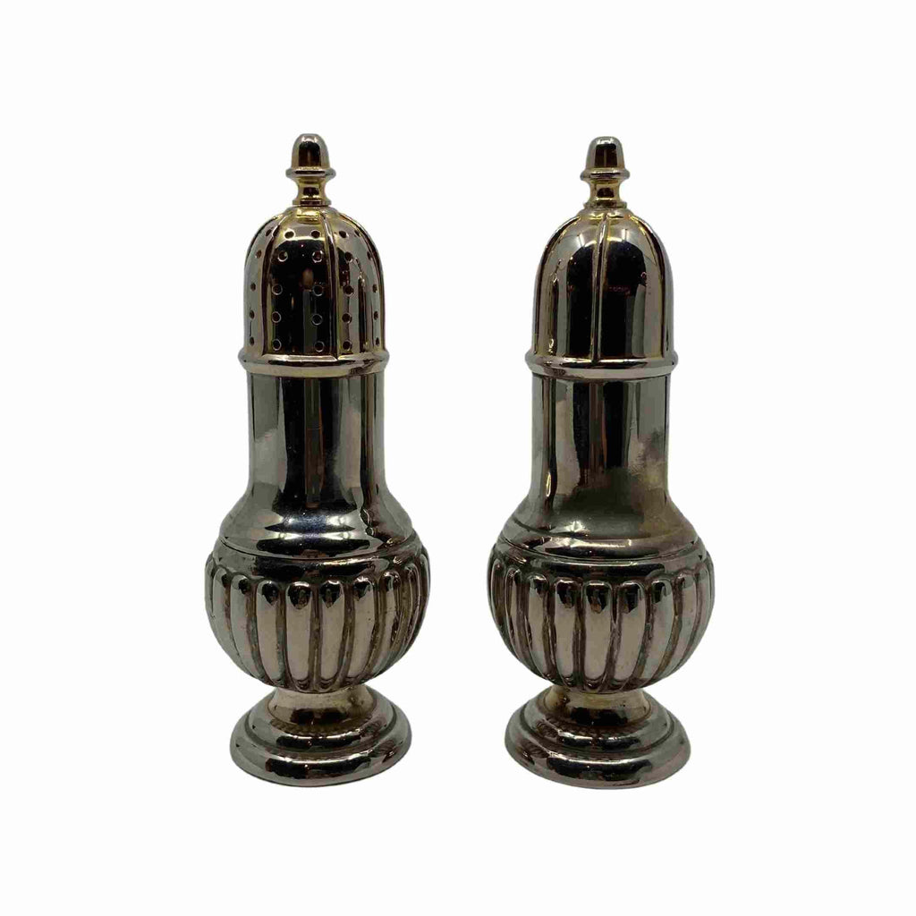 Silver Salt & Pepper Shakers - The Carriage House Interiors